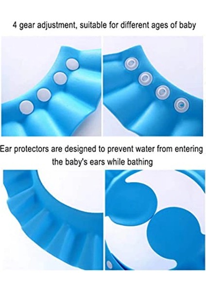 Bebek Banyo Şapkası Mavi