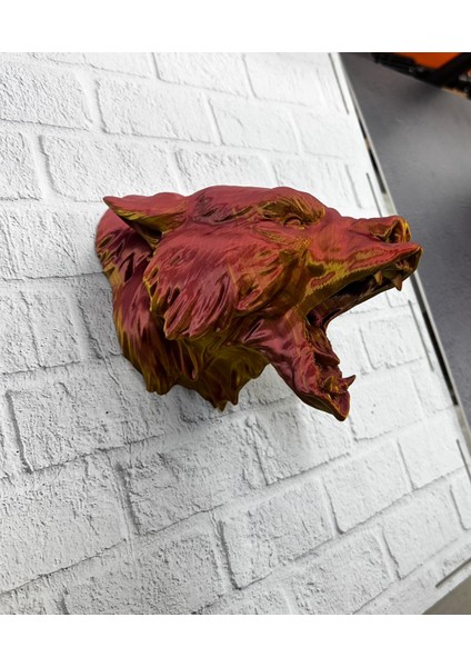 3D Jaguar Figürü Duvar Süsü