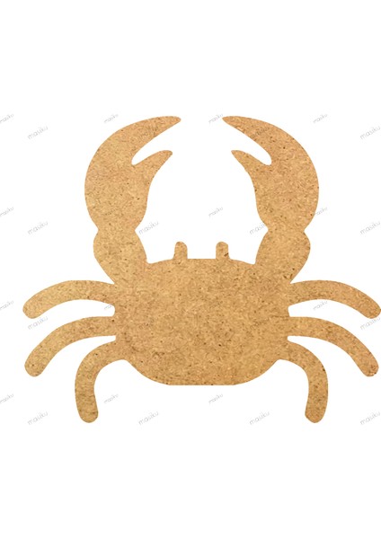 10'lu Paket Ahşap Duvar Dekoru - ST_0047 - 8 x 7 cm