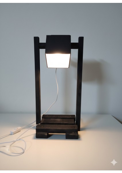 USB Çıkışlı LED Işıklı El Yapımı Masa Lambası / Gece Lambası fırsatları