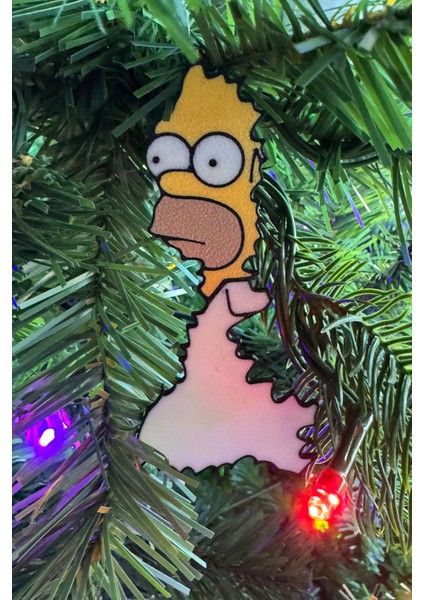 Renkli Karikatür Figür Siluet Yılbaşı Süsü, Ağaca Asılabilir Dekor modelleri