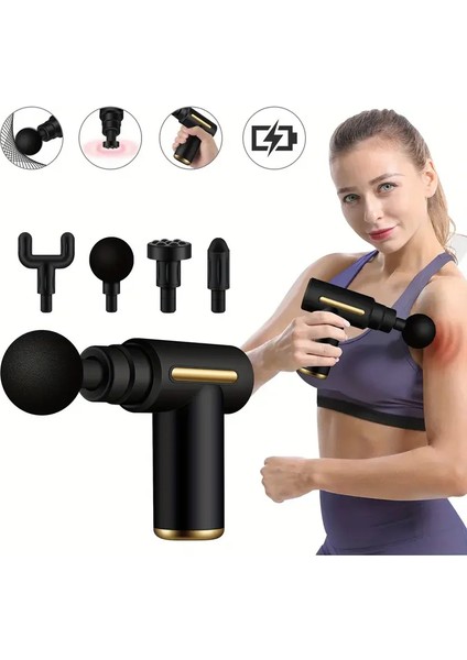 Egonex Tabanca Masaj Aleti Kas Masaj Tabancası Fırçasız Motorlu