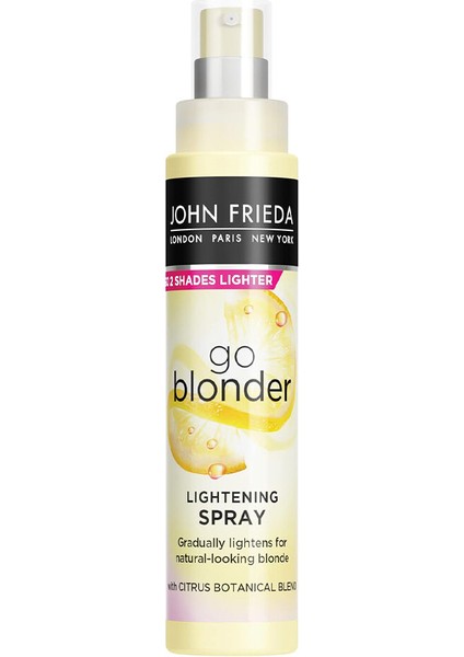 John Frıeda Sheer Blonde Go Blonder Sarı Saçlara Özel Renk Açıcı Sprey (2 Adet) fiyatları