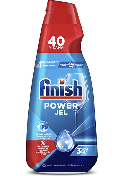 Jel Bulaşık Makinası Deterjanı Hepsi Bir Arada 1000 ml (3 Adet)