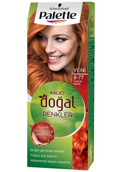 Natural Saç Boyası 8.77 Tarçın Bakır (4 Adet)