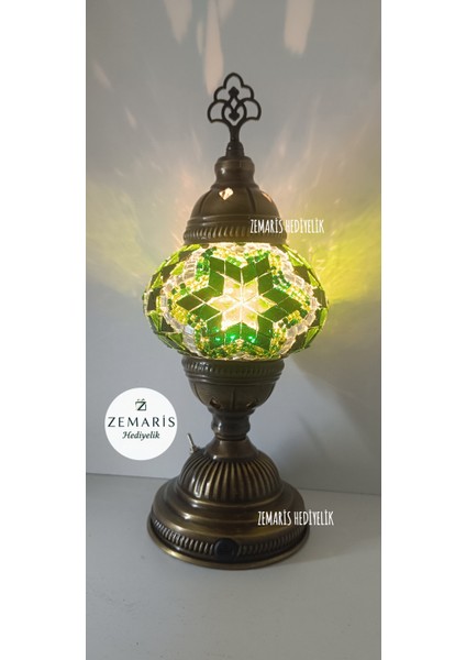 El Yapımı Şarjlı Masa Lambası Abajur