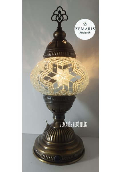 El Yapımı Şarjlı Masa Lambası Abajur