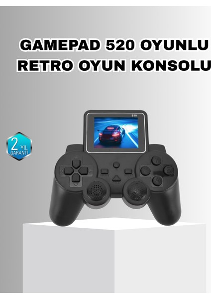 Mini Retro Oyun Konsolu S10 2.8 Inç Ekran Taşınabilir Klasik Atari