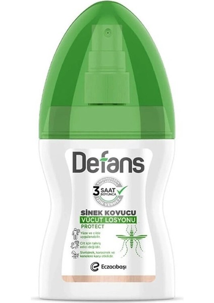 Bfs Defans Sinek Kovucu Vücut Losyonu Protect 100 ml