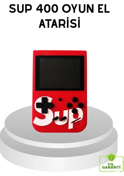 Bfs Sup Retro El Konsolu – 500 Oyun, Tv Bağlantılı, 3 Inç Ekranlı Şarjlı Mini Atari