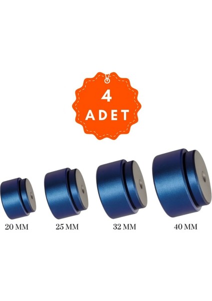 Welder Pprc Plastik Boru Kaynak Makinesi Pafta, Lokma Takımı (Mavi Teflon)