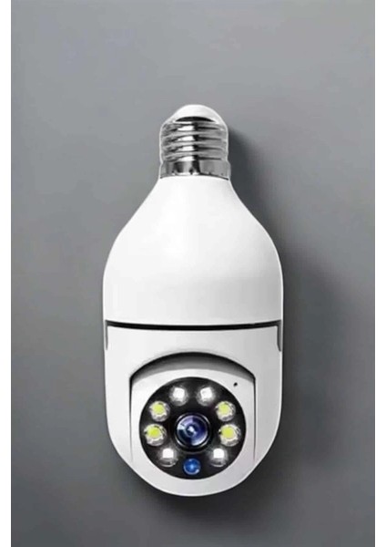 Ampul Görünümlü Güvenlik Kamerası Duylu Wifi Kamerası Dönebilen modelleri