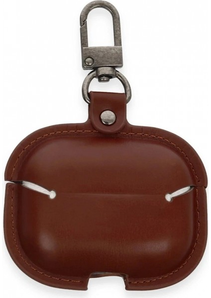 Airpods 3 (3.nesil) Çanta Deri Kılıf - Kahverengi fiyatları