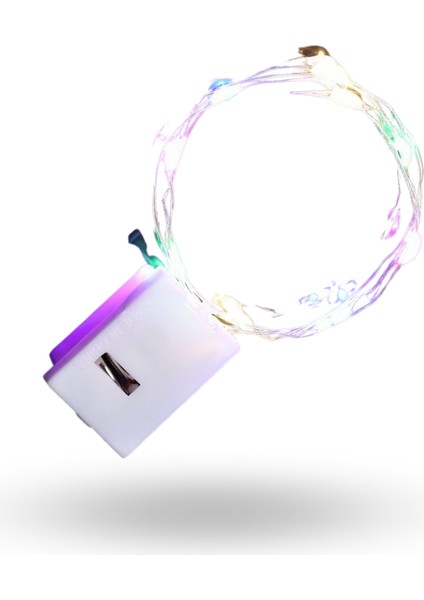 Büro Ev Ofis Dekoru Için 2mt Pilli Rgb Peri LED Işık