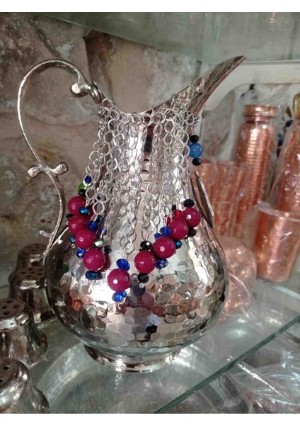 Bakır Boncuklu Otantik Sürahi