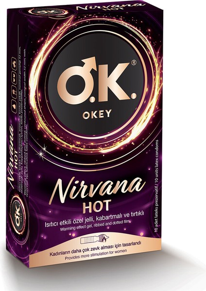 Okey Prezervatif 10'lu Nirvana Hot (2 Adet) fiyatları