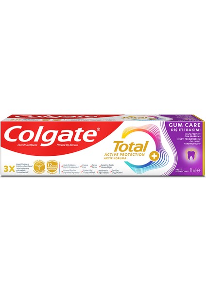 Diş Macunu Total Diş Eti Bakımı 75 ml (5 Adet) fiyatları