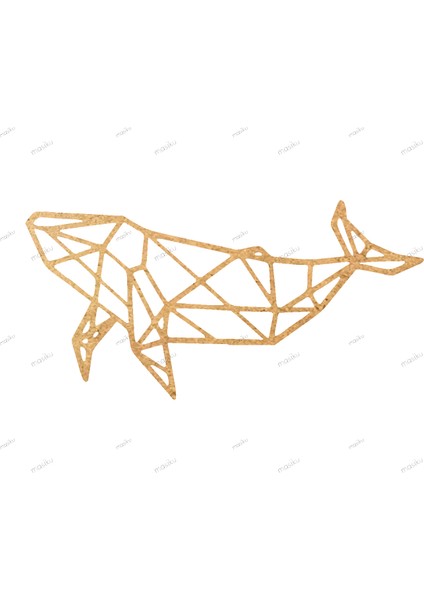 10'lu Paket Ahşap Duvar Dekoru - ST_00438 - 8 x 4 cm