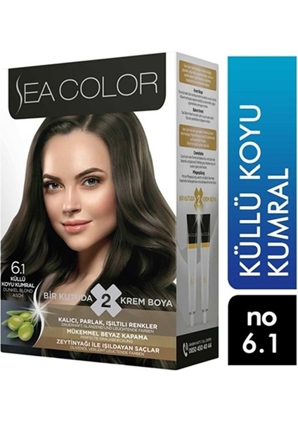 Color Kit Kullu Koyu Kumral 6.1 1 Adet