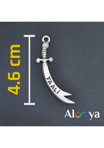 Zülfikar Ya Ali Kılıcı Gümüş Kaplama Kolye Ucu fiyatları