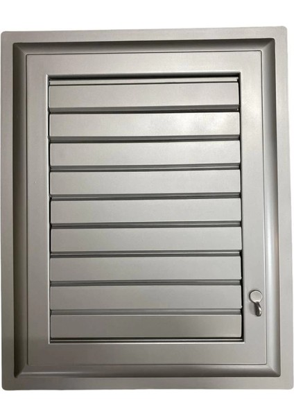 Plastik Menfez 65X65 Gümüş Banyo Wc Havalandırma