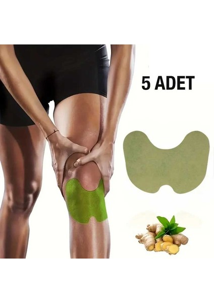 Diz Boyun Bel Omuz Bilek Yakısı Isı Bandı Kas Gevşetici Ağrı Geçirici Yakı - 5 Adet