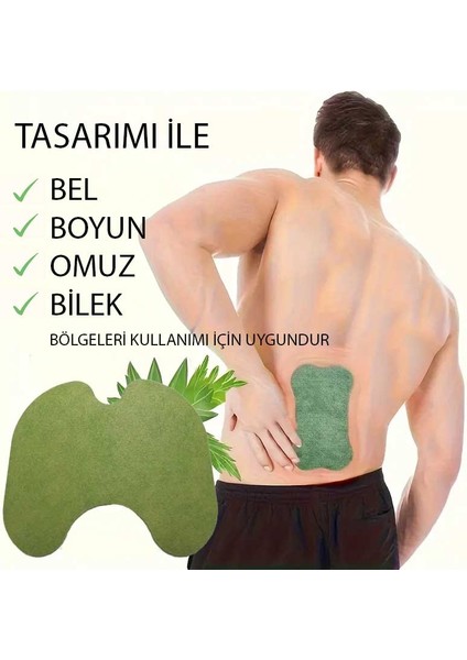 Diz Boyun Bel Omuz Bilek Yakısı Isı Bandı Kas Gevşetici Ağrı Geçirici Yakı - 5 Adet