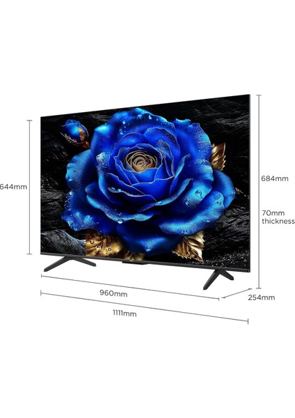 50T6C 50" 127 Ekran Uydu Alıcılı 4K Ultra Hd Google QLED Tv 2025 fiyatları