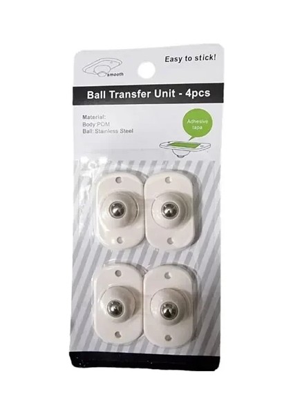 Egonex 4 Adet Pratik 360 Derece Döner Tekerlek Bilyeli Eşya Kaydırma Aparatı Yapışkanlı Mini Tekerlekler indirimleri