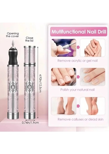 Mini Taşınabilir Tırnak Manikür Seti USB Şarjlı fiyatları