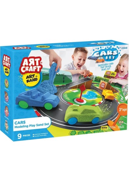 03948 Artsand Arabalar Kum Seti 600 gr -Fentoys modelleri