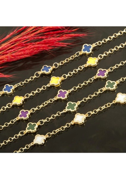 Ieg Çiçek Mineli Yeni Sezon Zincir Bileklik