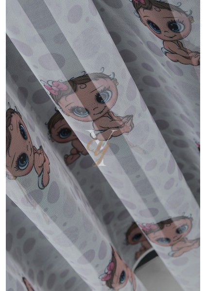 Baskılı Kurşunlu Grek Tül Perde Çocuk Bebek fırsatları