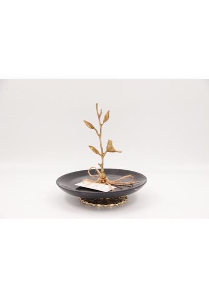 El Yapımı Mermer Taşlı Bronz Desenli Tabak modelleri