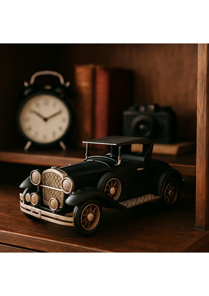 Dekoratif Siyah Metal Araba