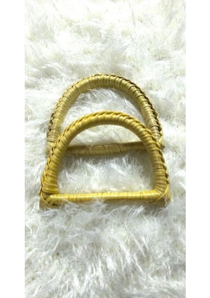 🌿 3 Çift Doğal Bambu & Hasır Çanta Kulpları - Dıy Projeleriniz Için Benzersiz Dokunuş! fiyatları