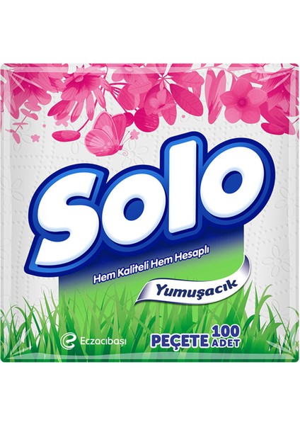 Peçete 100 Yaprak 4 Adet