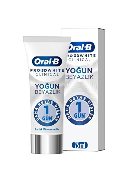 -B Diş Macunu Clinical Parlak Mükemmellik 75 ml (5 Adet)