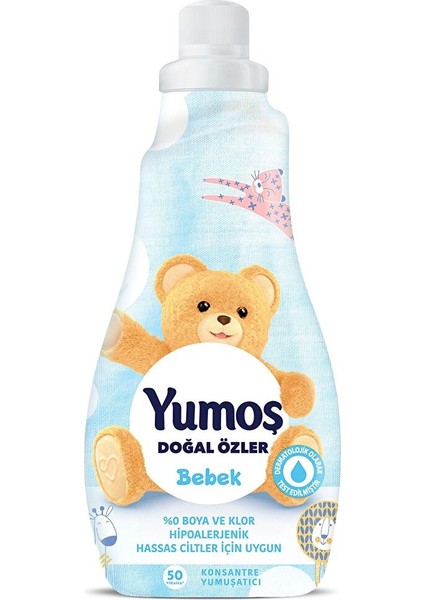 Extra Doğal Özler Bebek Konsantre Yumuşatıcı 50 Yıkama 1200 ml