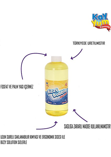 Bizzy Bubble Yedek Köpük 500G Asortili (5 Adet) modelleri