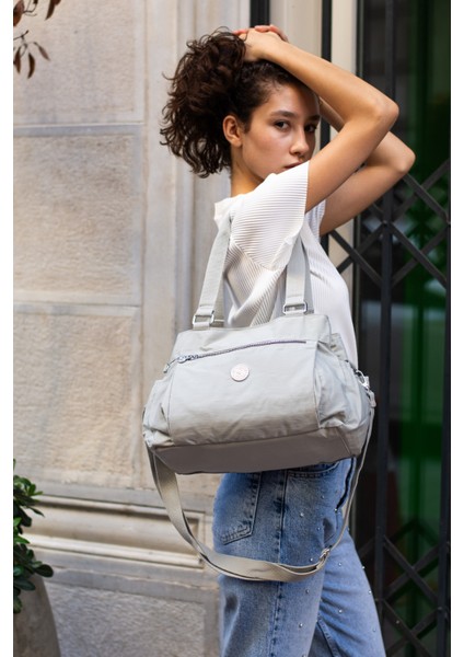 Su Geçirmez Kumaş Çok Bölmeli Kadın Kol ve Omuz Çantası modelleri