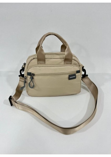 Su Geçirmez Kumaş Hafif Çok Gözlü Çapraz Askılı Seyahat ve Omuz Çantası