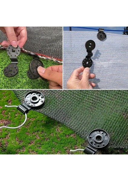 10 Adet Güneşlik Filesi Sabitleme Klipsleri, Gölgelik Bezi ve Brandalar Için Dayanıklı Plasti fırsatları