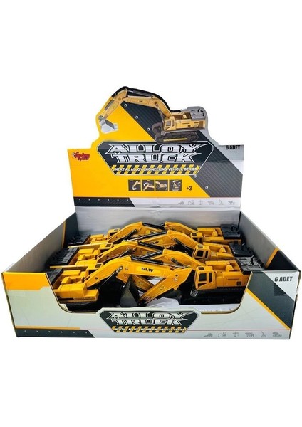 SZT-8891 Sürtmeli Metal Inşaat Aracı 1 55 Ekskavatör modelleri