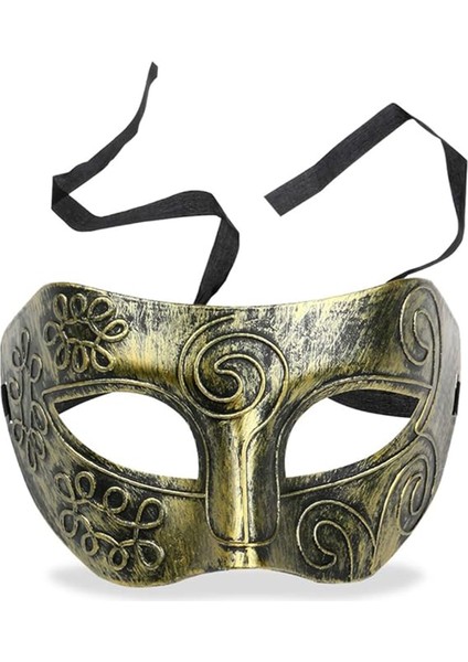 Altın Eskitme Yüz Maskesi - Antik Tarz Balo Maskesi (4940) fırsatları