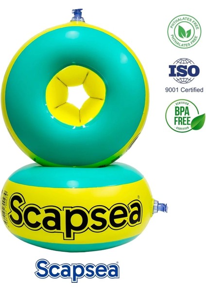 Scapsea Çocuklar Için Yüzme Kolluğu Içi Dolgulu 10KG - 40KG Arası Tamir Bandı Hediyeli fiyatları