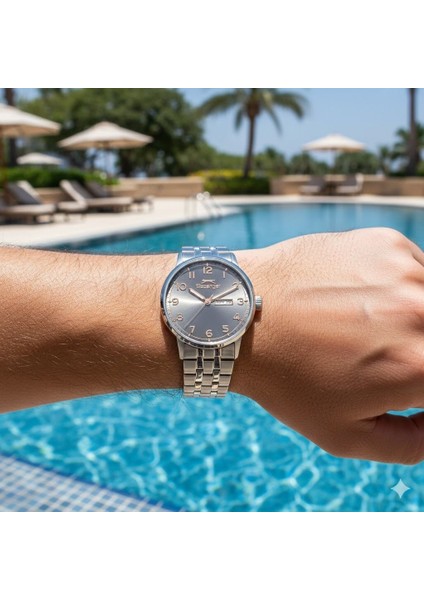 SL.09.2560.2.04 Erkek Kol Saati – 43 mm – Çelik Kordon Silver – Takvim fiyatları
