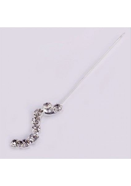 Ieg Taşlı Zikzak Eşarp Iğnesi