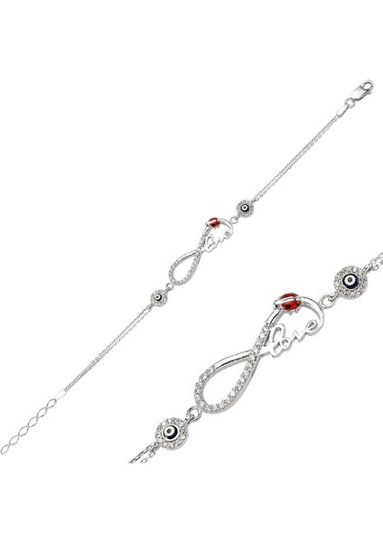 925 Ayar Gümüş Sonsuzluk Love Bileklik BR0460130 (972972)