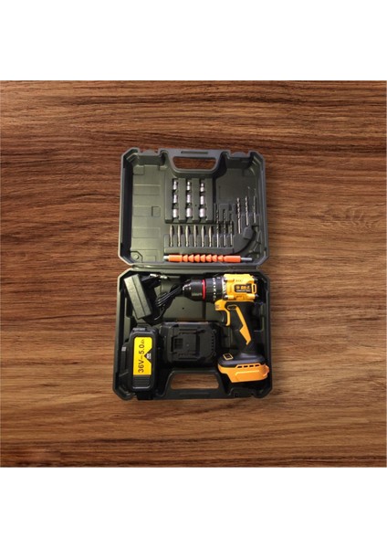 Şarjlı Matkap Kömürsüz 10 mm Çelik Mandren